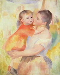 Wäscherin und Kind, 1887